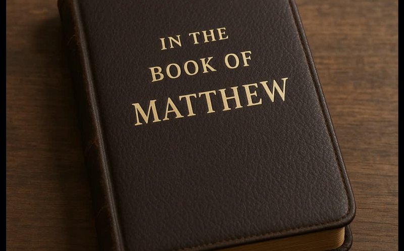 In The Book Of Matthew  -- Complete Demo With Melody