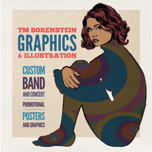TM Borenstein Band Promotional Graphics 
